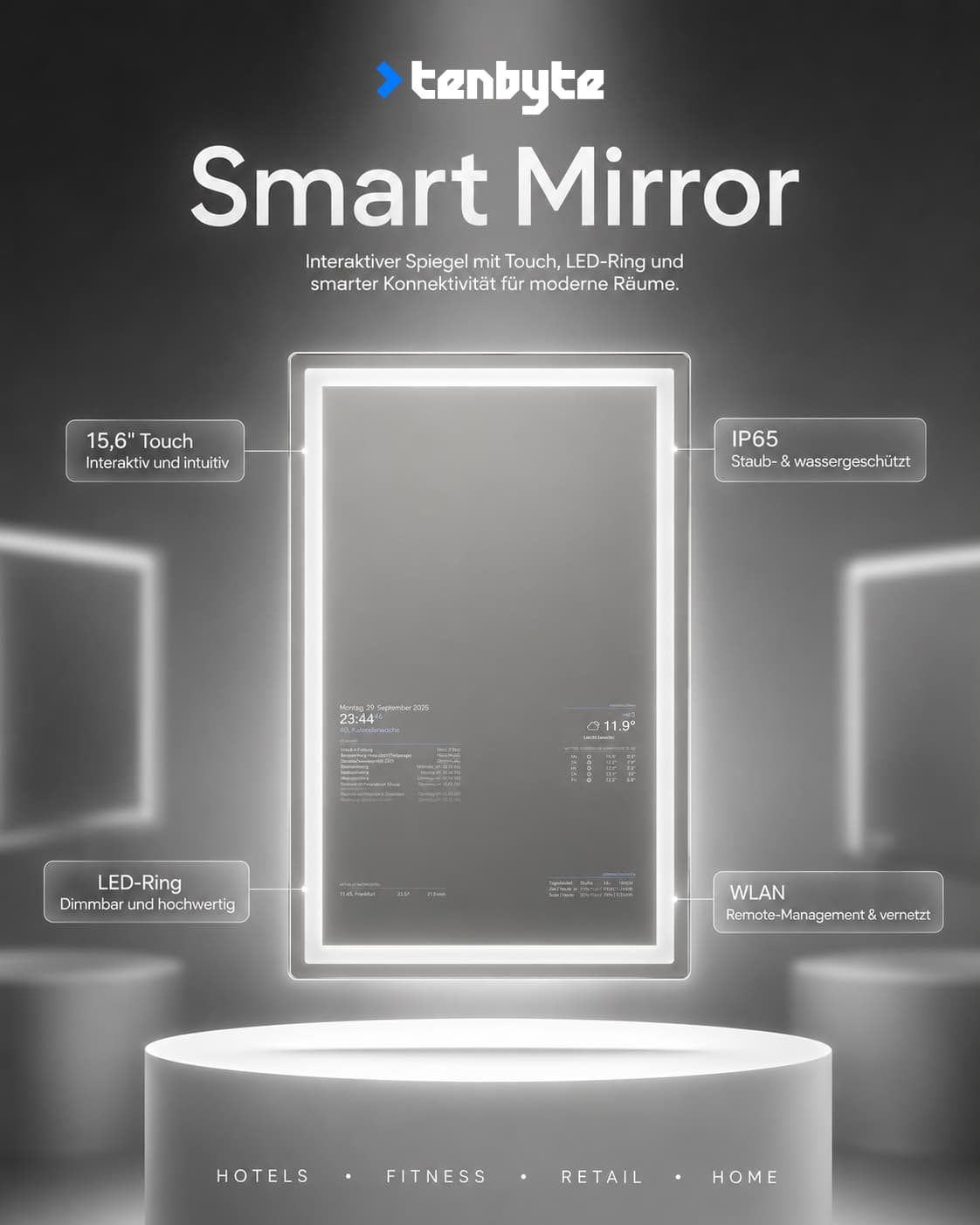 Tenbyte Smart Mirror als betreutes Touchpoint-Projekt